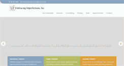 Desktop Screenshot of embracingimperfections.com
